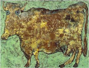 Cow With Subtile Nose, Jean Dubuffet